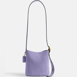 COACH Violet Mist Bleeker Bucket Bag 21